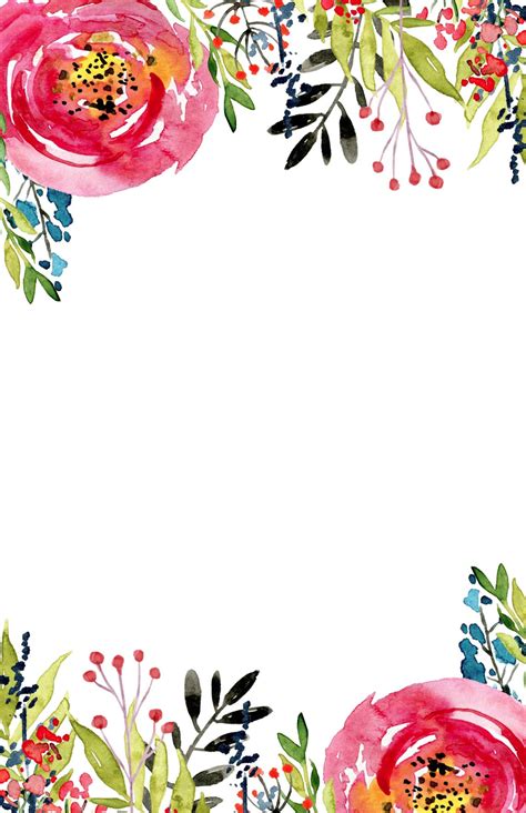 free floral border images